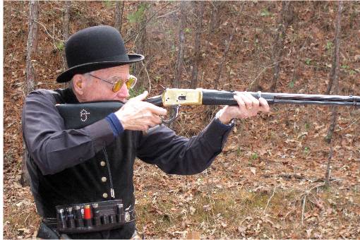 Rev Adam Jones Shooting Rifle NL